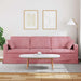 Canapea Roz 228 x 78 x 80 cm Catifea - WALTI WALTI