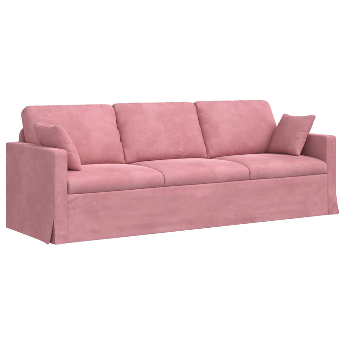Canapea Roz 228 x 78 x 80 cm Catifea - WALTI WALTI