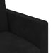 Canapea Negru 228 x 78 x 80 cm Catifea - WALTI WALTI
