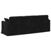 Canapea Negru 228 x 78 x 80 cm Catifea - WALTI WALTI