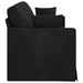 Canapea Negru 228 x 78 x 80 cm Catifea - WALTI WALTI