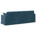 Canapea albastru 228 x 78 x 80 cm Catifea - WALTI WALTI