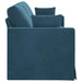 Canapea albastru 228 x 78 x 80 cm Catifea - WALTI WALTI