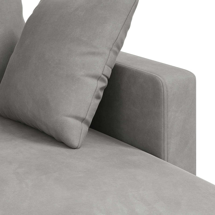 Canapea Gri deschis 178 x 134 x 80 cm Catifea WALTI