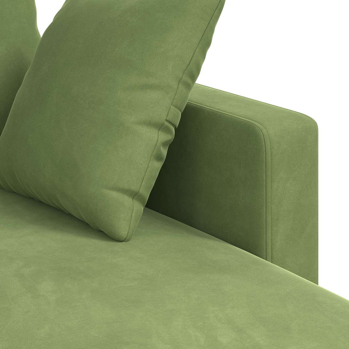 Canapea Verde deschis 178 x 134 x 80 cm Catifea - WALTI WALTI