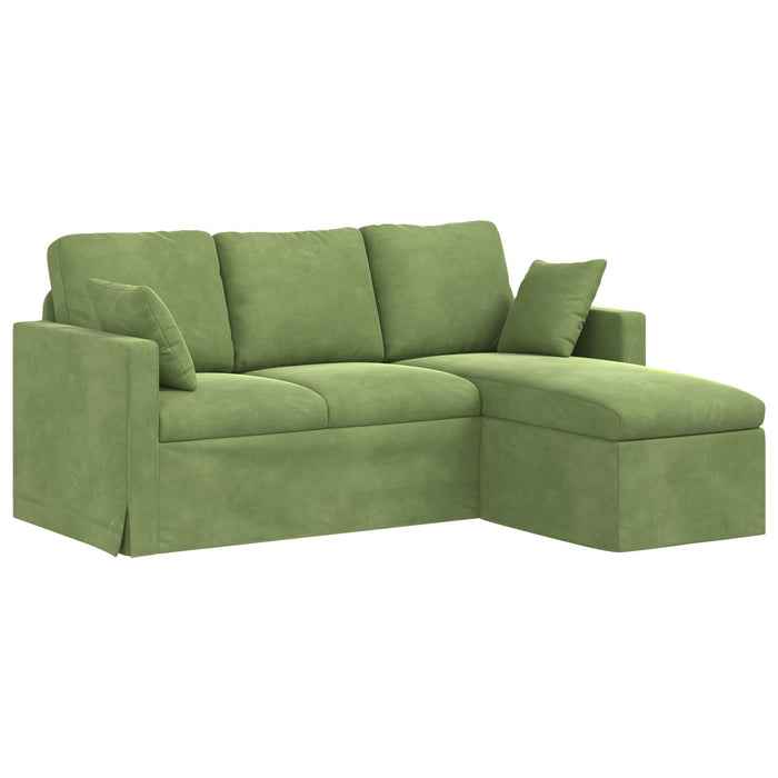 Canapea Verde deschis 178 x 134 x 80 cm Catifea - WALTI WALTI