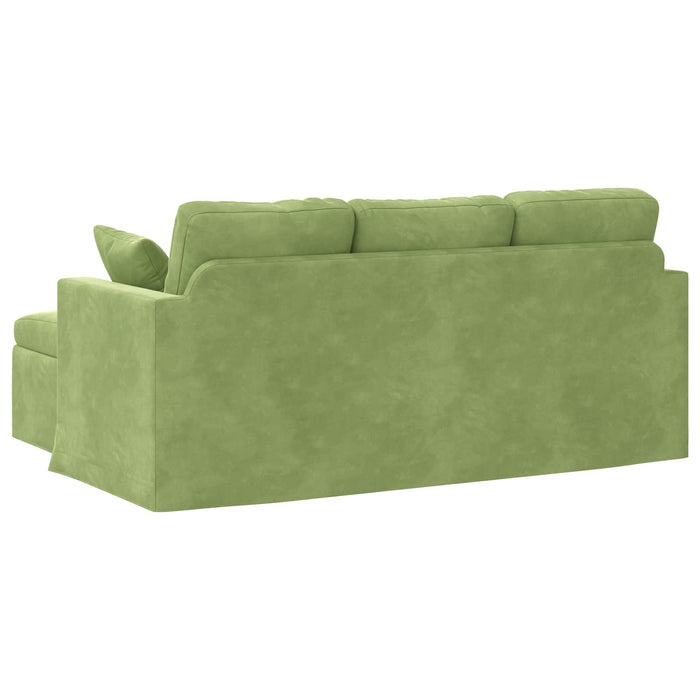 Canapea Verde deschis 178 x 134 x 80 cm Catifea - WALTI WALTI