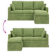 Canapea Verde deschis 178 x 134 x 80 cm Catifea - WALTI WALTI