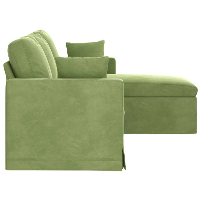 Canapea Verde deschis 178 x 134 x 80 cm Catifea - WALTI WALTI
