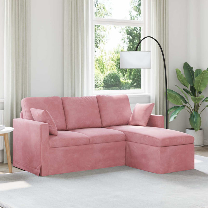 Canapea Roz 178 x 134 x 80 cm Catifea - WALTI WALTI