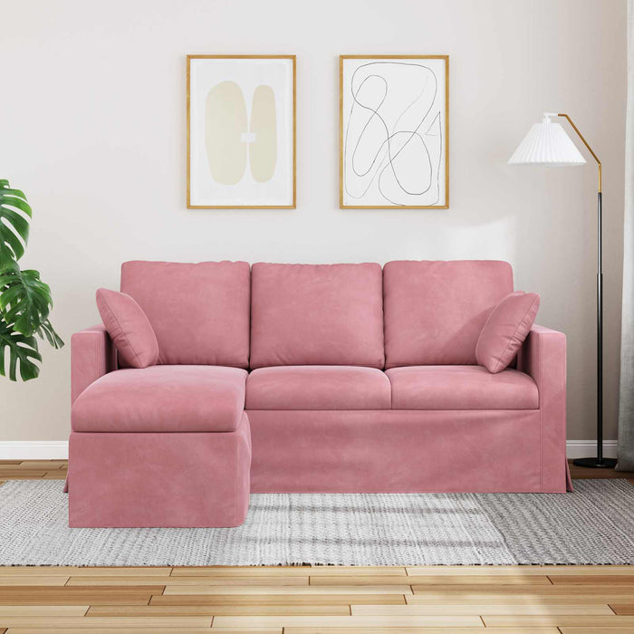 Canapea Roz 178 x 134 x 80 cm Catifea - WALTI WALTI