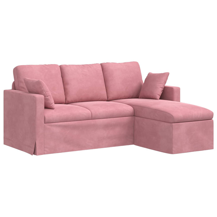 Canapea Roz 178 x 134 x 80 cm Catifea - WALTI WALTI