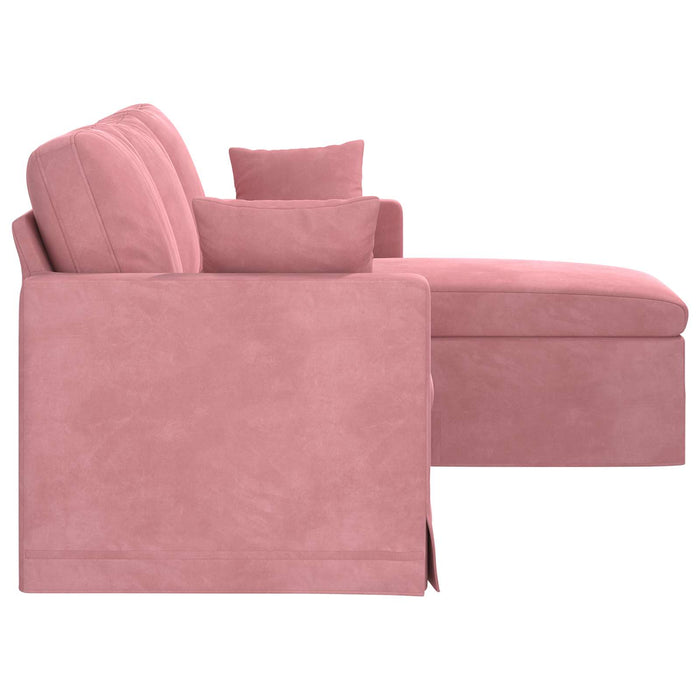 Canapea Roz 178 x 134 x 80 cm Catifea - WALTI WALTI