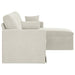 Canapea Crem 178 x 134 x 80 cm Catifea - WALTI WALTI