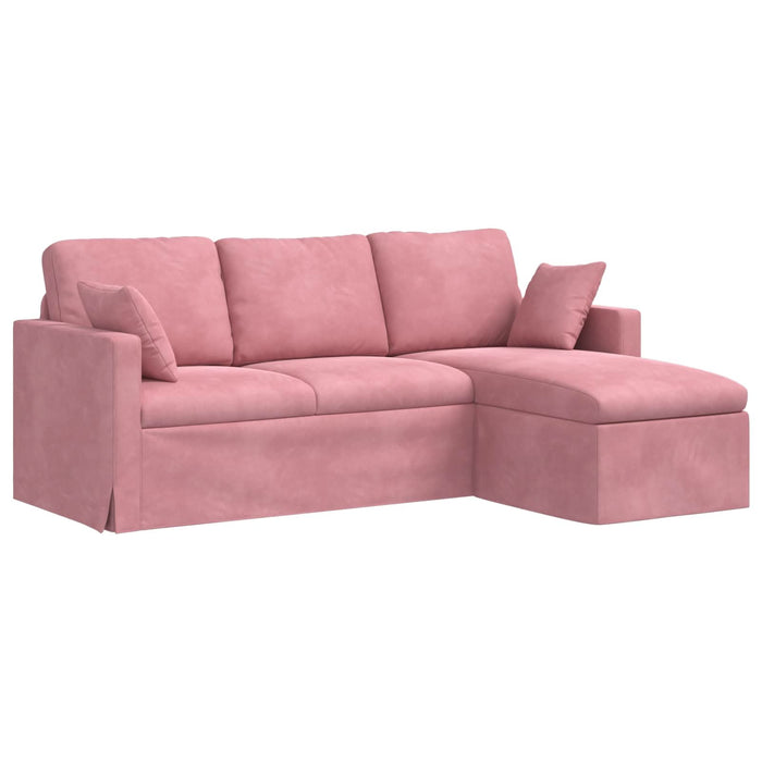 Canapea Roz 198 x 134 x 80 cm Catifea WALTI