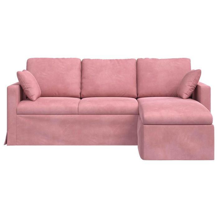 Canapea Roz 198 x 134 x 80 cm Catifea WALTI