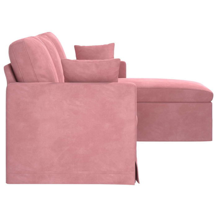 Canapea Roz 198 x 134 x 80 cm Catifea WALTI