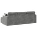 Canapea Gri închis 228 x 134 x 80 cm Catifea - WALTI WALTI