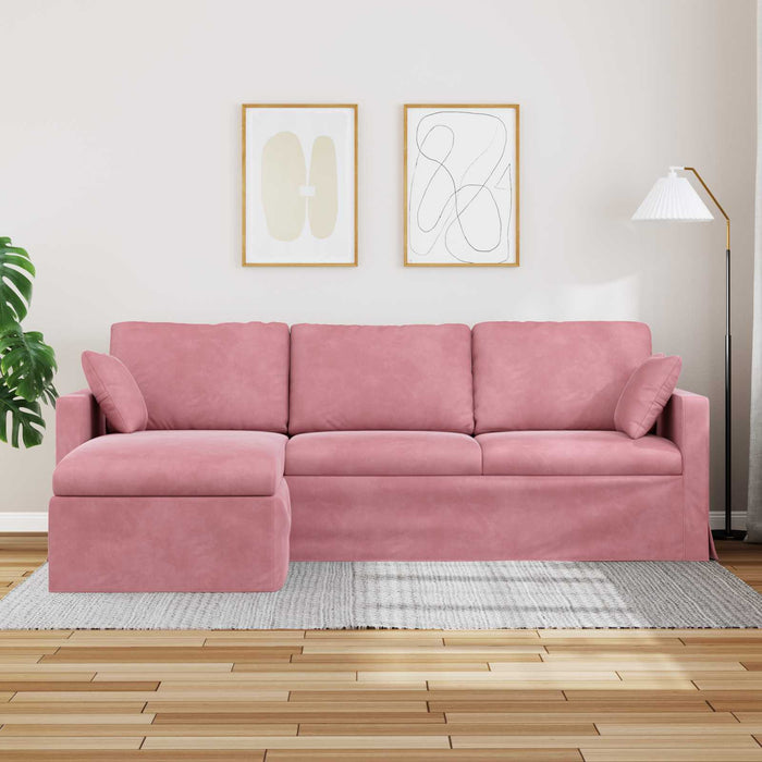 Canapea Roz 228 x 134 x 80 cm Catifea WALTI