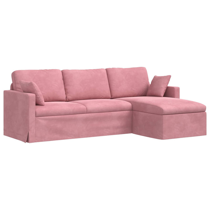 Canapea Roz 228 x 134 x 80 cm Catifea WALTI