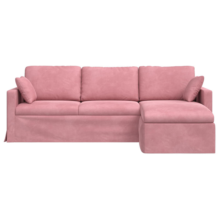 Canapea Roz 228 x 134 x 80 cm Catifea WALTI