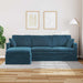 Canapea albastru 228 x 134 x 80 cm Catifea - WALTI WALTI
