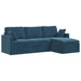 Canapea albastru 228 x 134 x 80 cm Catifea - WALTI WALTI