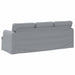 Canapea Gri deschis 142 x 80 x 85 cm Metal - WALTI WALTI