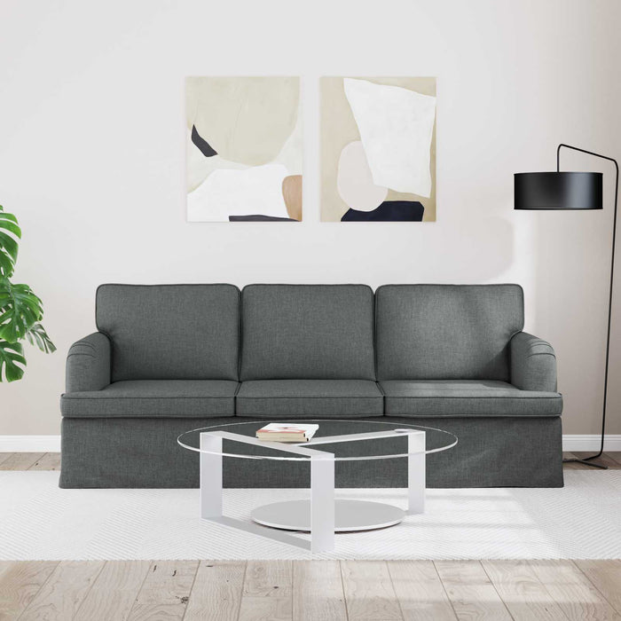 Canapea Gri închis 142 x 80 x 85 cm Metal - WALTI WALTI