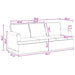 Canapea Gri închis 142 x 80 x 85 cm Metal - WALTI WALTI