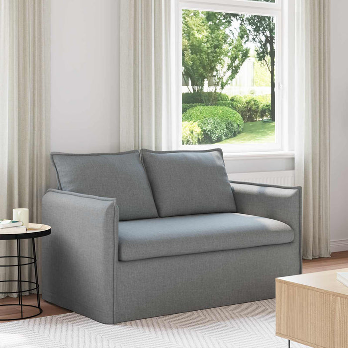 Canapea Gri deschis 195 x 82 x 85 cm Metal - WALTI WALTI
