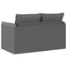 Canapea Gri închis 195 x 82 x 85 cm Metal - WALTI WALTI