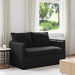 Canapea Negru 195 x 82 x 85 cm Metal - WALTI WALTI