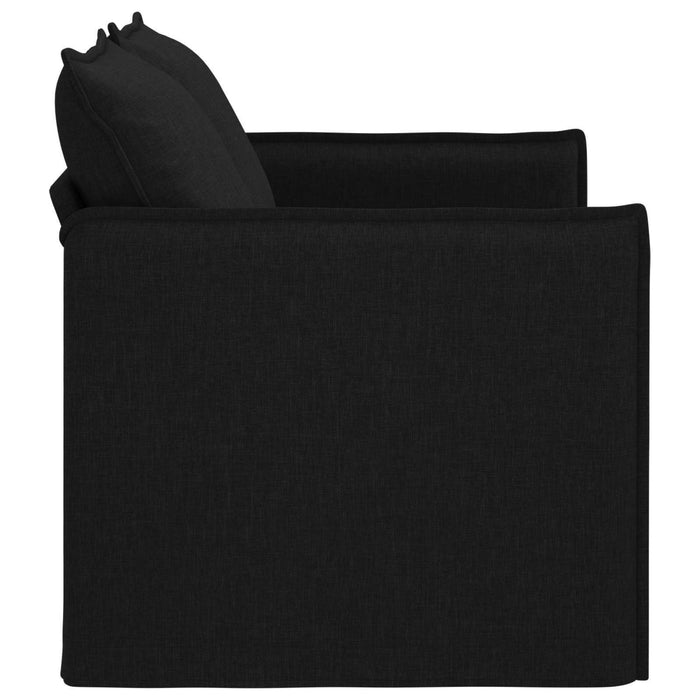Canapea Negru 195 x 82 x 85 cm Metal - WALTI WALTI