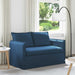 Canapea albastru 195 x 82 x 85 cm Metal - WALTI WALTI