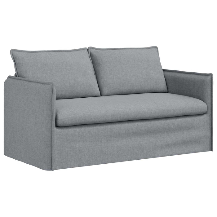 Canapea Gri deschis 195 x 82 x 85 cm Metal - WALTI WALTI