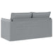 Canapea Gri deschis 195 x 82 x 85 cm Metal - WALTI WALTI