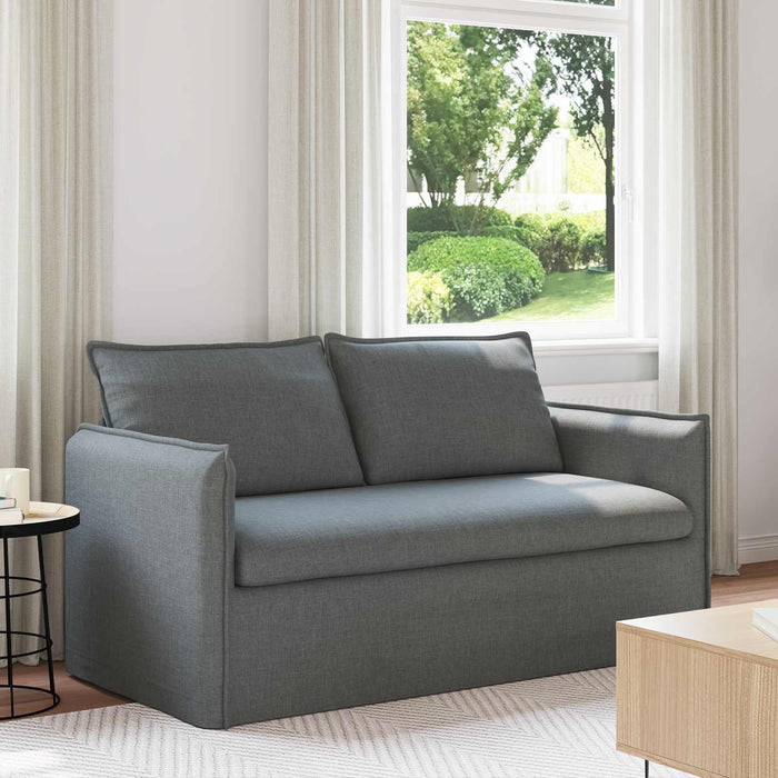 Canapea Gri închis 195 x 82 x 85 cm Metal - WALTI WALTI