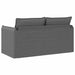 Canapea Gri închis 195 x 82 x 85 cm Metal - WALTI WALTI