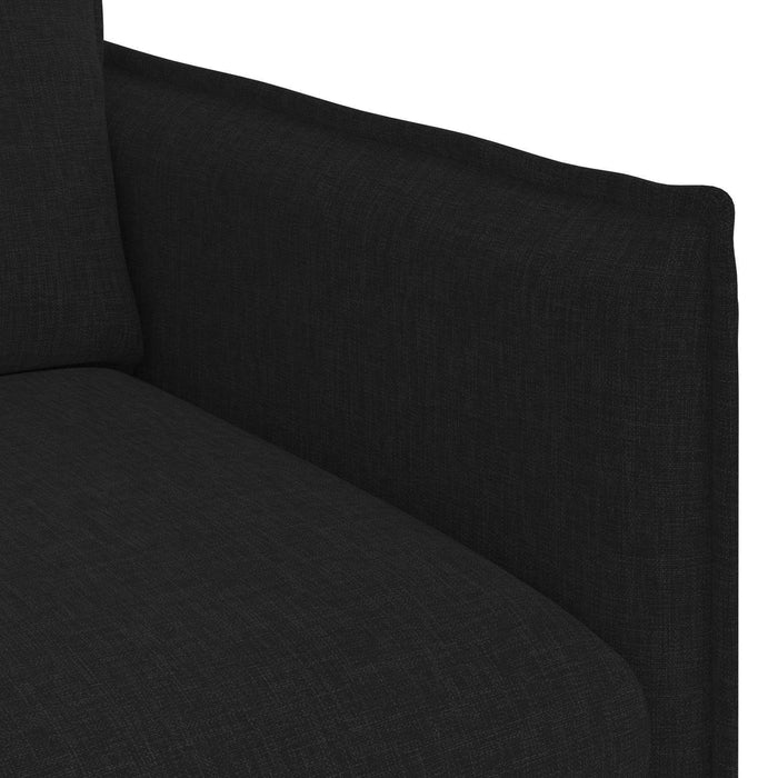 Canapea Negru 195 x 82 x 85 cm Metal - WALTI WALTI
