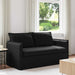 Canapea Negru 195 x 82 x 85 cm Metal - WALTI WALTI