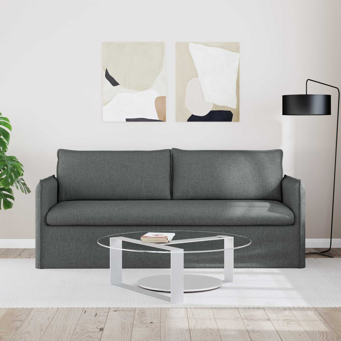 Canapea Gri închis 195 x 82 x 85 cm Metal - WALTI WALTI