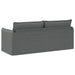 Canapea Gri închis 195 x 82 x 85 cm Metal - WALTI WALTI