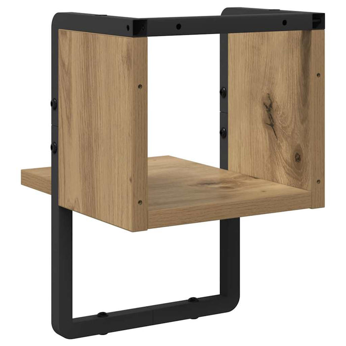 Raft de perete Stejar artizanal 20 x 25 x 30 cm Lemn compozit - WALTI WALTI