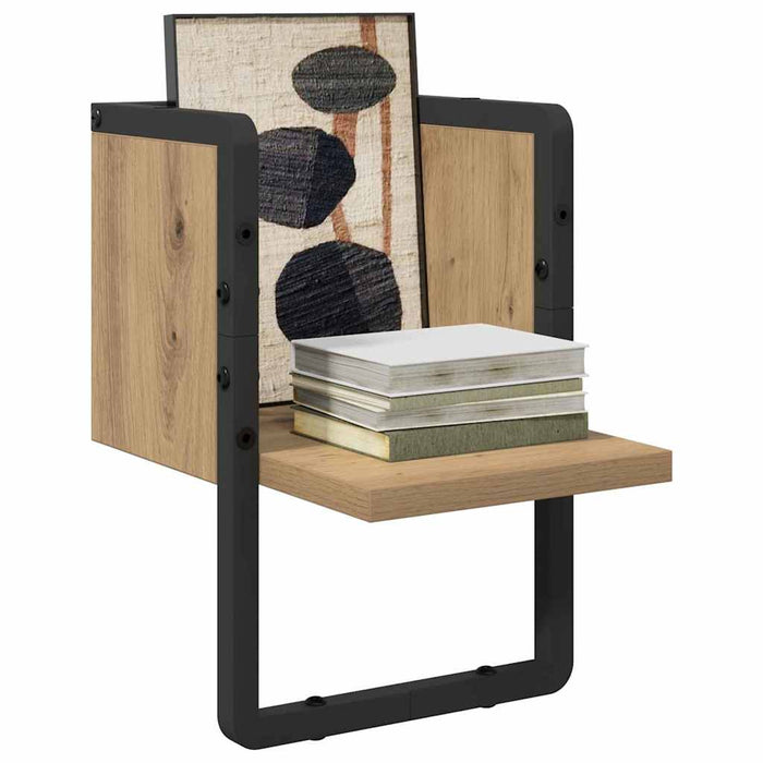 Raft de perete Stejar artizanal 20 x 25 x 30 cm Lemn compozit - WALTI WALTI