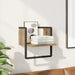 Raft de perete Stejar artizanal 30 x 25 x 30 cm Lemn compozit - WALTI WALTI