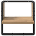 Raft de perete Stejar artizanal 30 x 25 x 30 cm Lemn compozit - WALTI WALTI