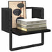 Raft de perete Stejar Negru 30 x 25 x 30 cm Lemn compozit - WALTI WALTI