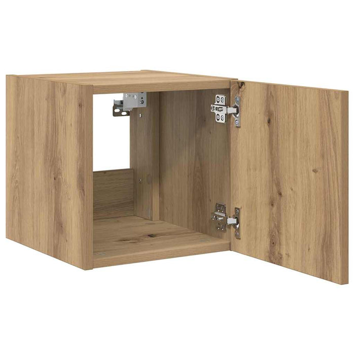 Dulap TV de perete Pe perete Stejar artizanal 30,5 x 35 x 30 cm - WALTI WALTI