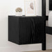 Dulap TV de perete Stejar Negru 30,5 x 35 x 30 cm Lemn compozit - WALTI WALTI